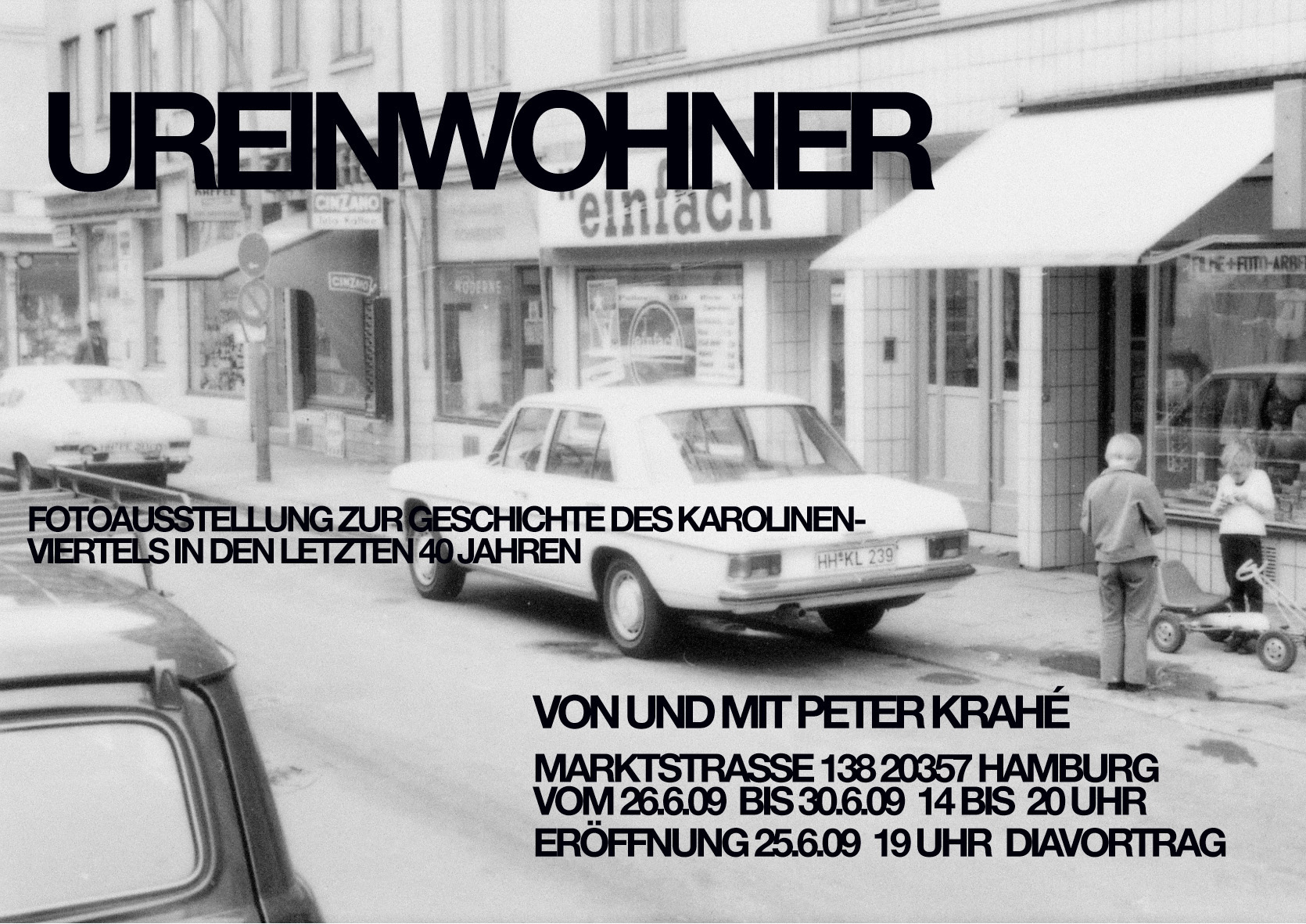 Ureinwohner Karolinenviertel Marktstrasse Hamburg